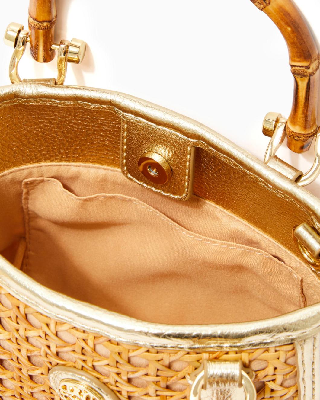 Lilly Pulitzer Adrian Cane Mini Bag Natural | Women Bags