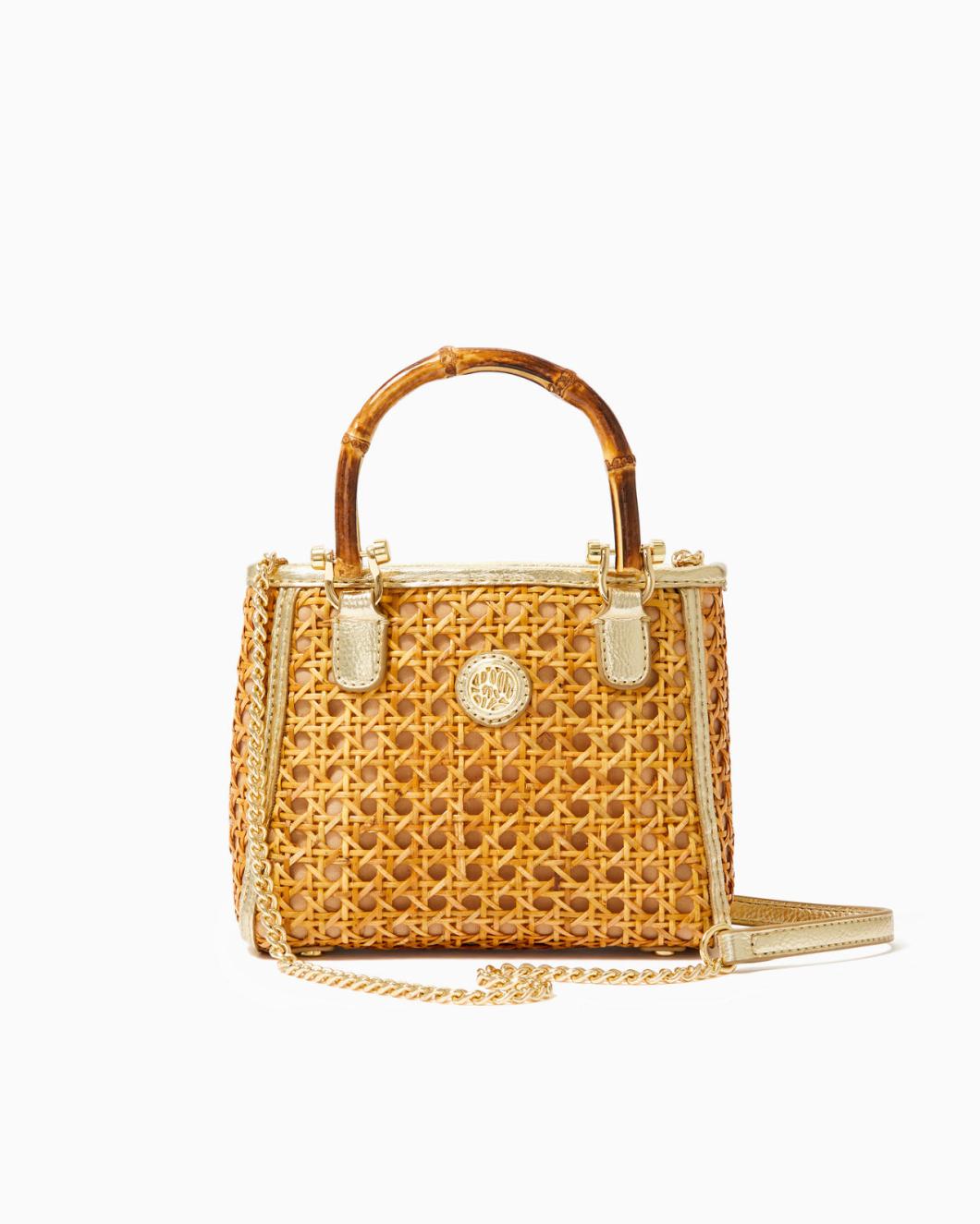 Lilly Pulitzer Adrian Cane Mini Bag Natural | Women Bags