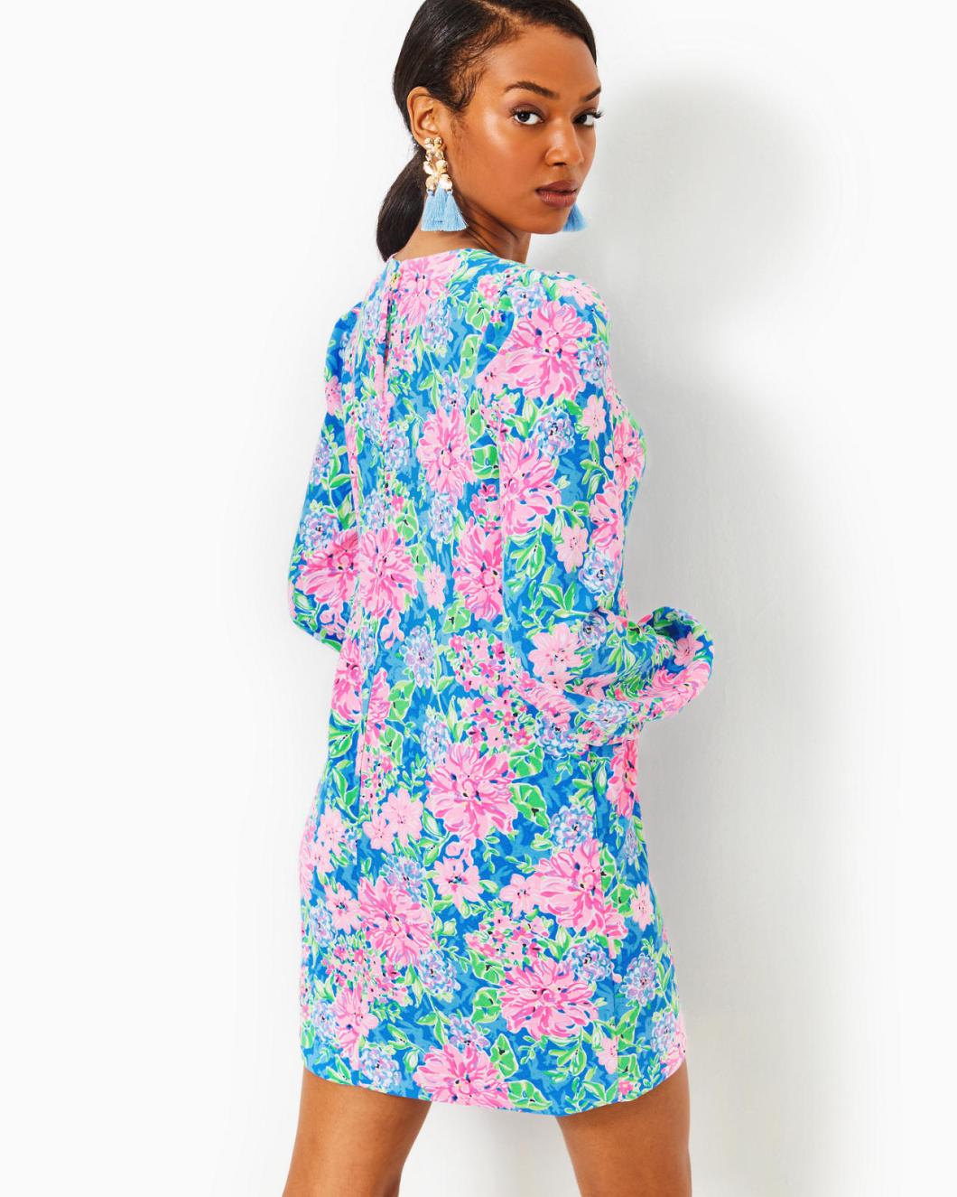 Lilly Pulitzer Alyna Long Sleeve Dress Multi Spring In Your Step | Women Straight Dresses