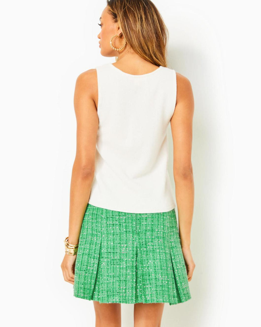 Lilly Pulitzer Amila Cashmere Sweater Coconut | Women Tops