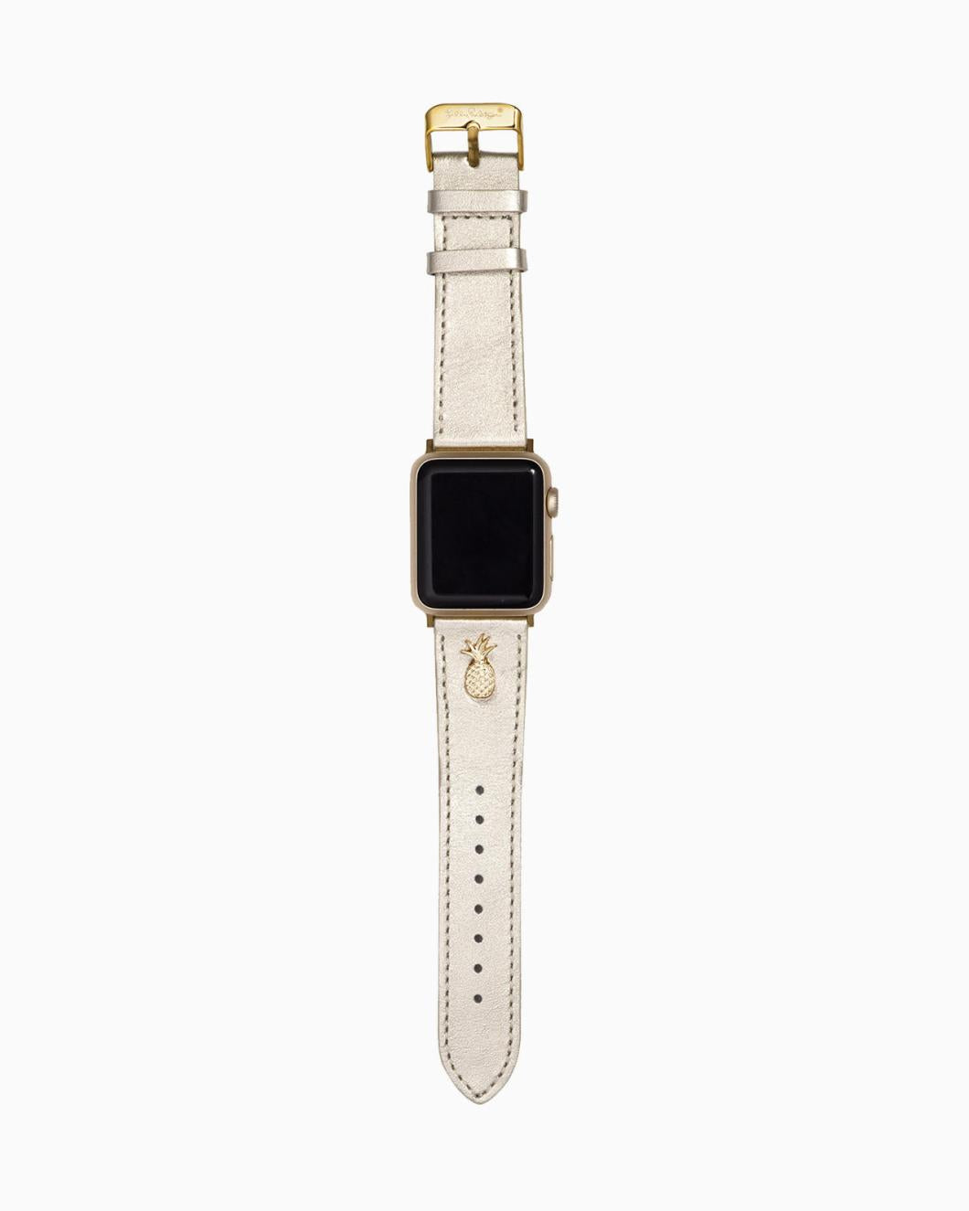 Lilly Pulitzer Apple Watch Band Gold Metallic | Women Phone &amp; Tech