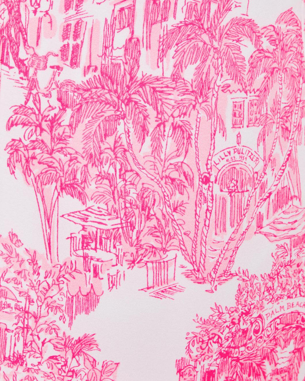 Lilly Pulitzer Arlana Skirted Romper Resort White Pb Anniversary Toile | Women Rompers &amp; Jumpsuits