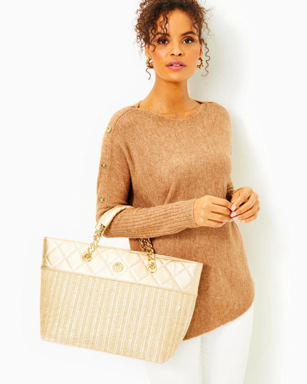 Lilly Pulitzer Arna Pullover Sweater Heathered Rattan | Women Tops