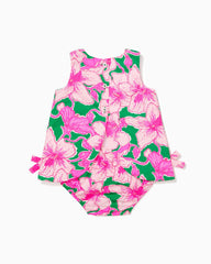 Lilly Pulitzer Baby Lilly Infant Shift Dress Kelly Green Hibis Kiss | Girl Dresses &amp; Rompers