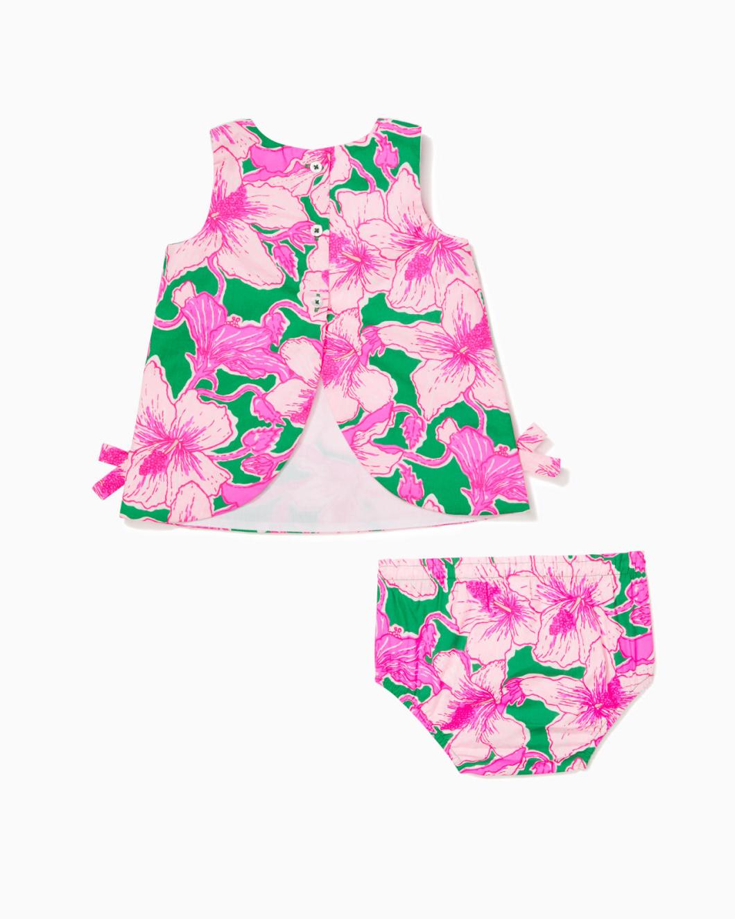 Lilly Pulitzer Baby Lilly Infant Shift Dress Kelly Green Hibis Kiss | Girl Dresses &amp; Rompers