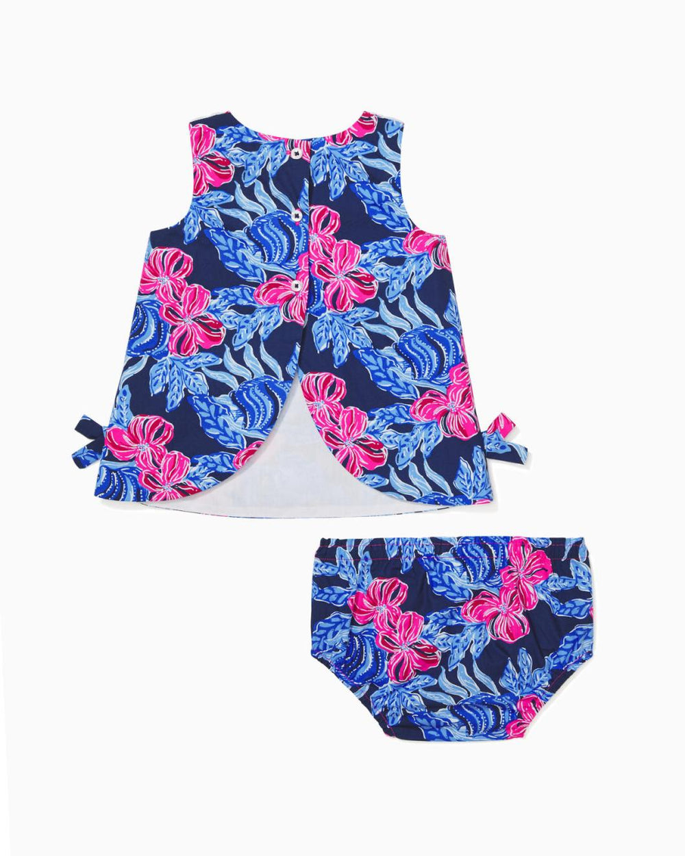 Lilly Pulitzer Baby Lilly Infant Shift Dress Low Tide Navy Its Ofishell | Girl Dresses &amp; Rompers