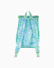Lilly Pulitzer Backpack Cooler Hydra Blue Dandy Lions | Women Bags