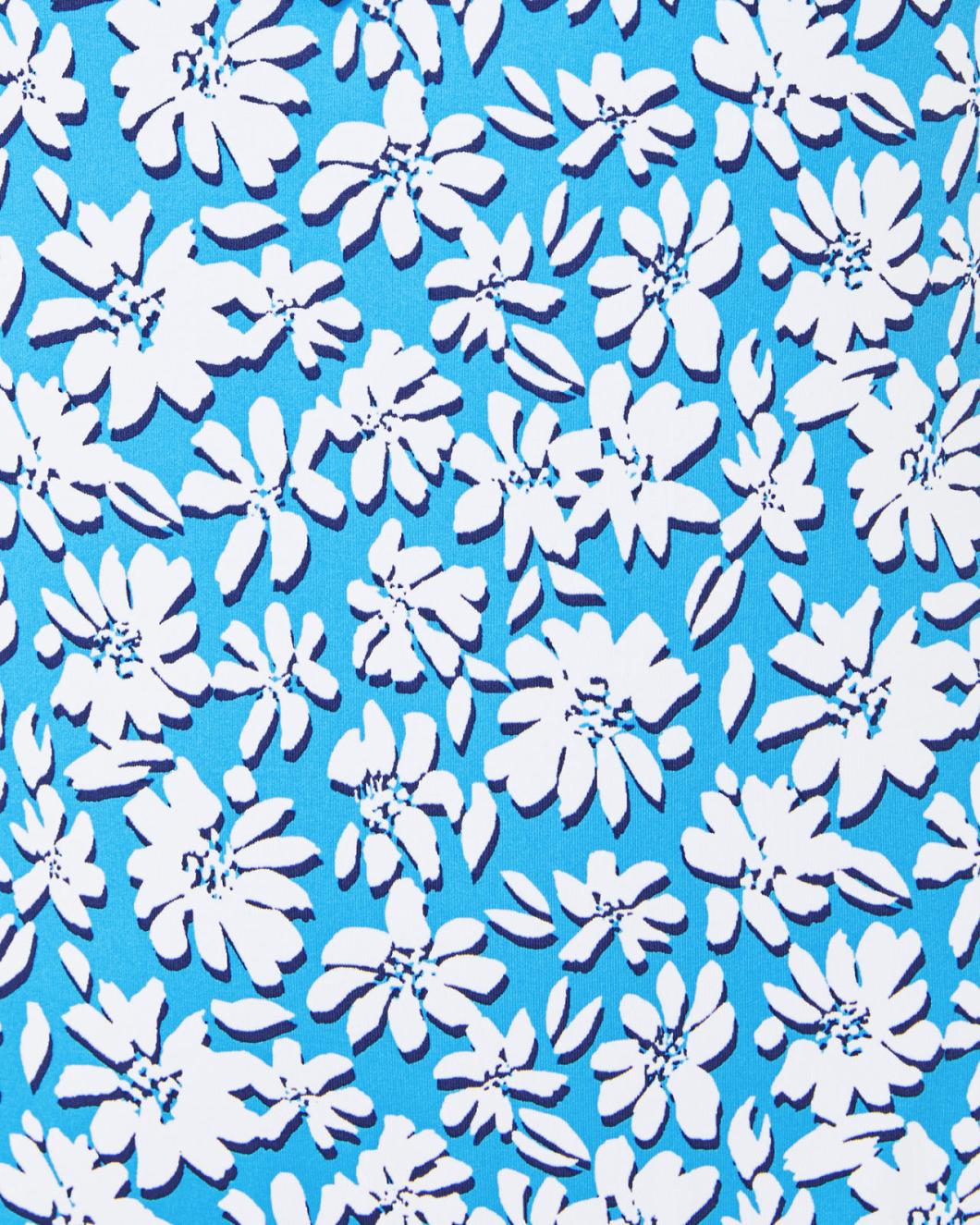 Lilly Pulitzer Baela One-Piece Swimsuit Lunar Blue Palm Beach Petals | Women Swimsuits