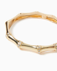 Lilly Pulitzer Bamboo Bracelet Gold Metallic | Women Jewelry