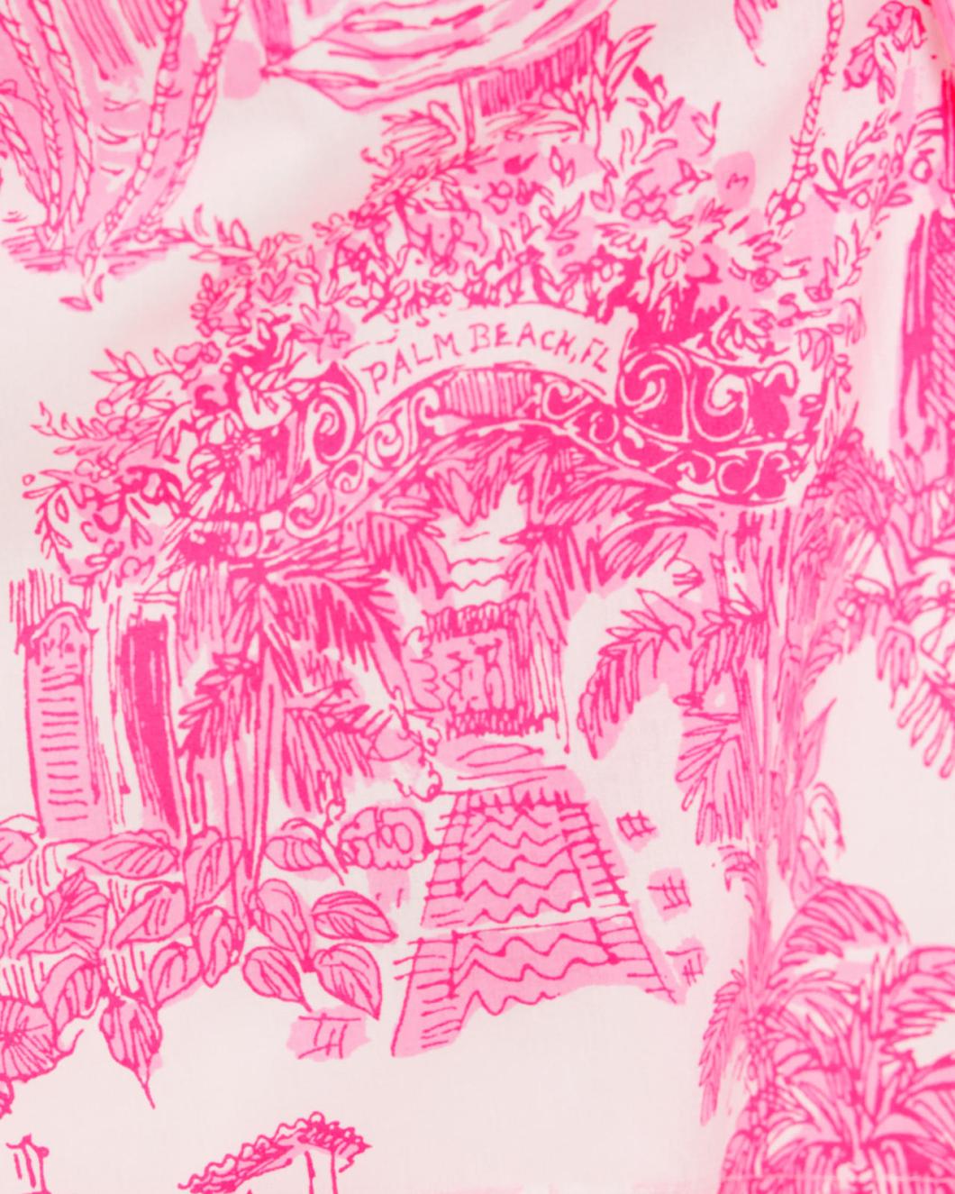 Lilly Pulitzer Barbara Cotton Top Resort White Pb Anniversary Toile | Women Tops