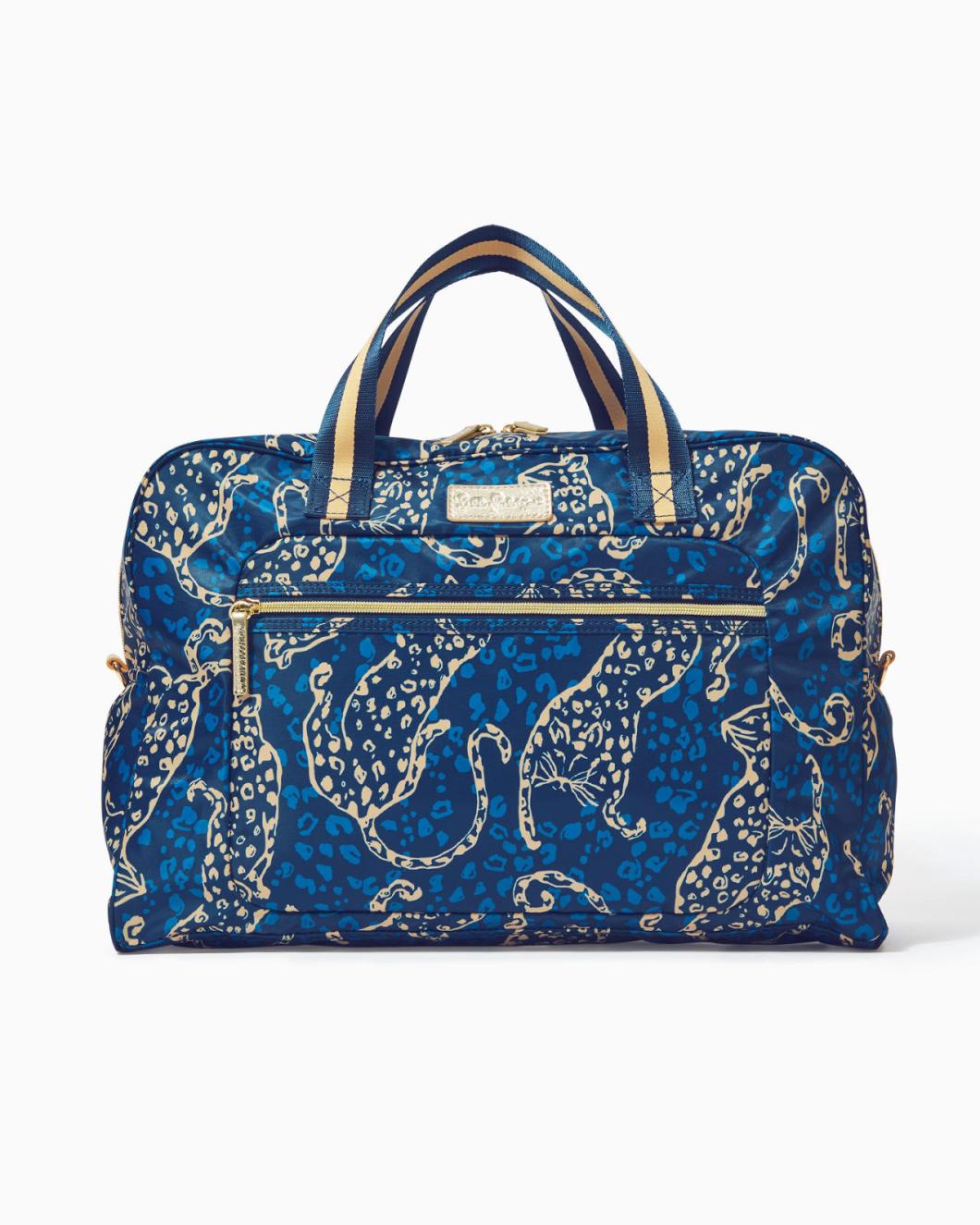 Lilly Pulitzer Beale Weekender Bag Low Tide Navy Easy To Spot Accessories | Women Bags