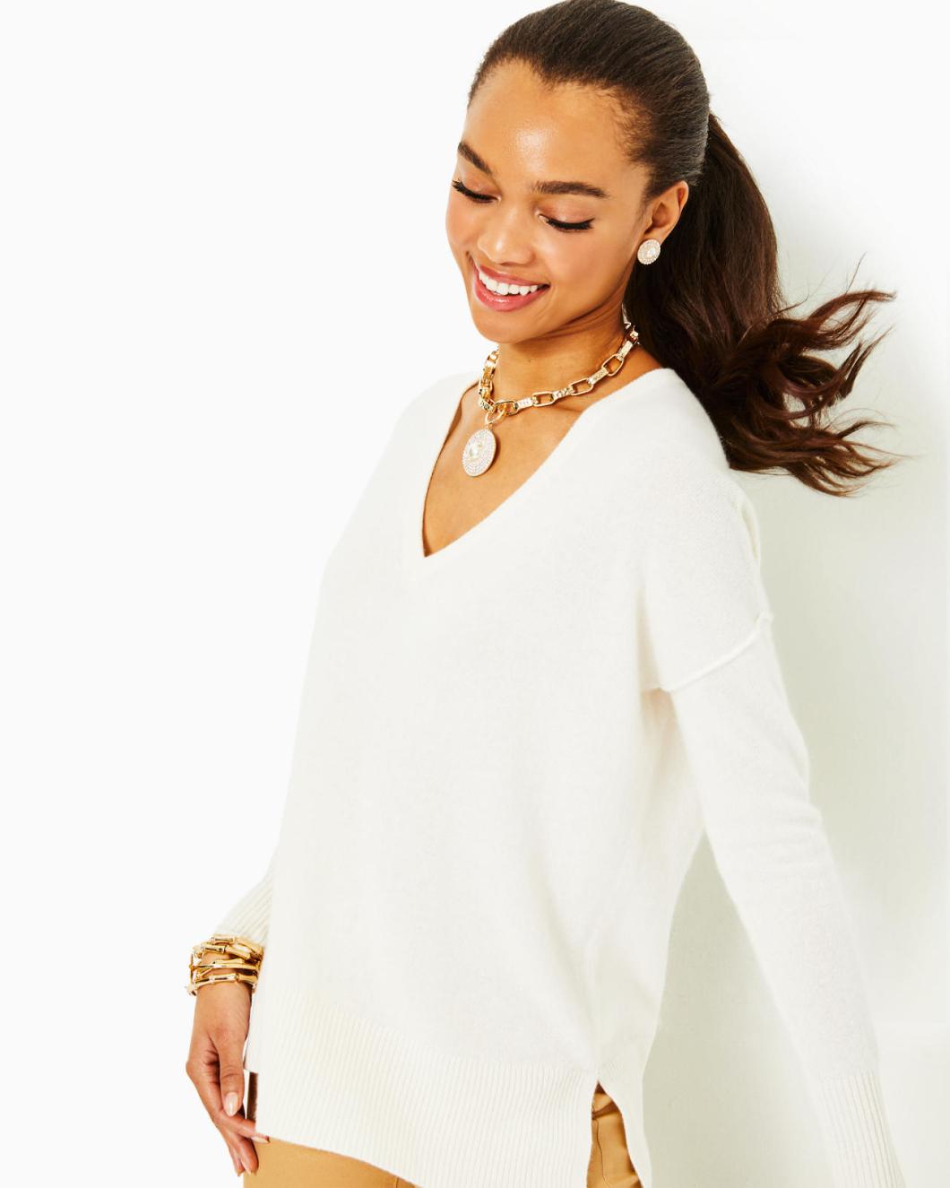 Lilly Pulitzer Bedford Cashmere Sweater Coconut | Women Tops