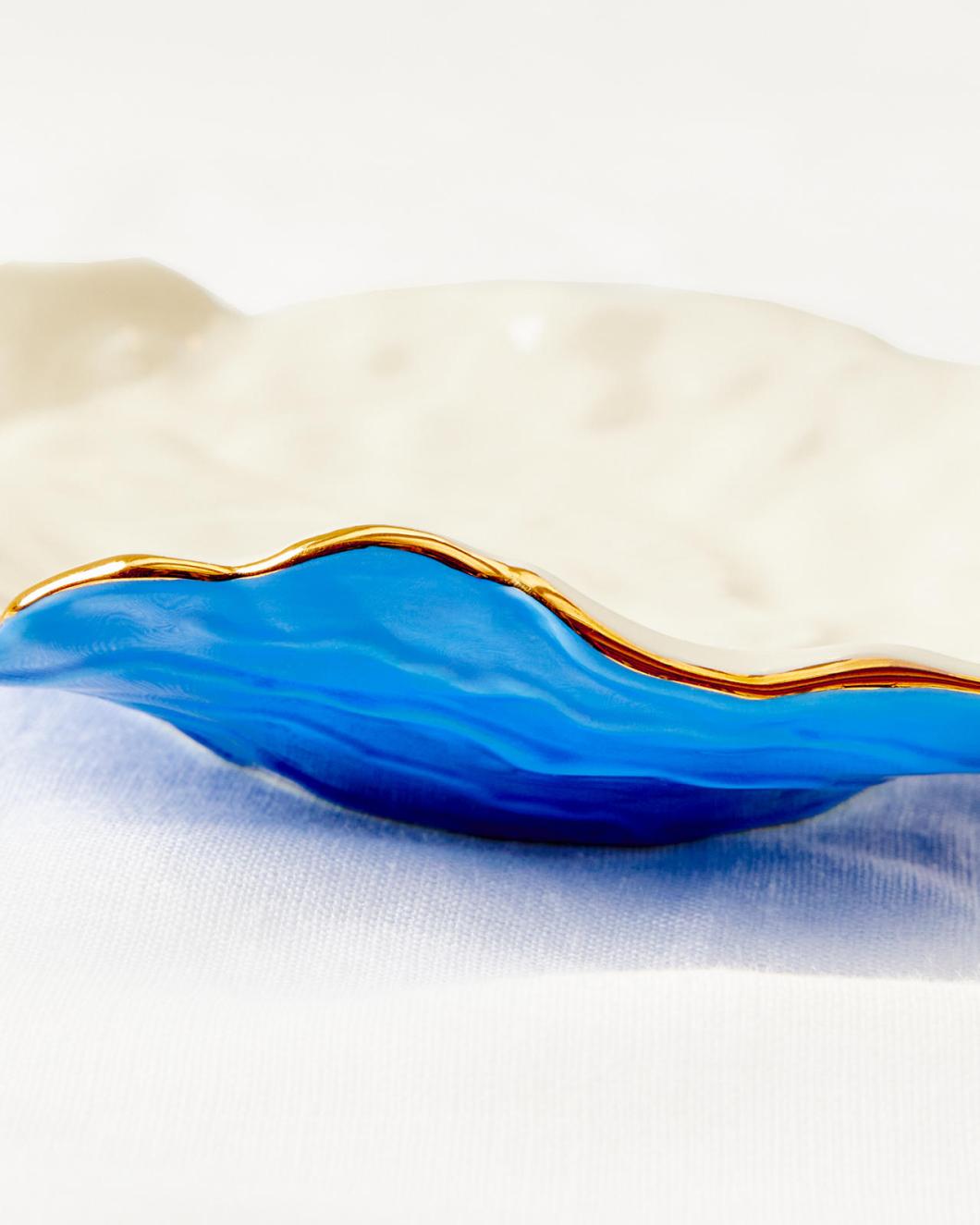 Lilly Pulitzer Ceramic Appetizer Plates Abaco Blue | Women Tabletop