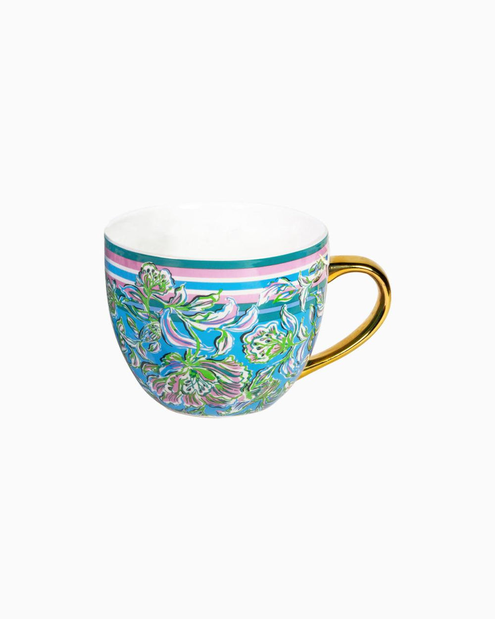 Lilly Pulitzer Ceramic Mug Cumulus Blue Chick Magnet | Women Home Decor