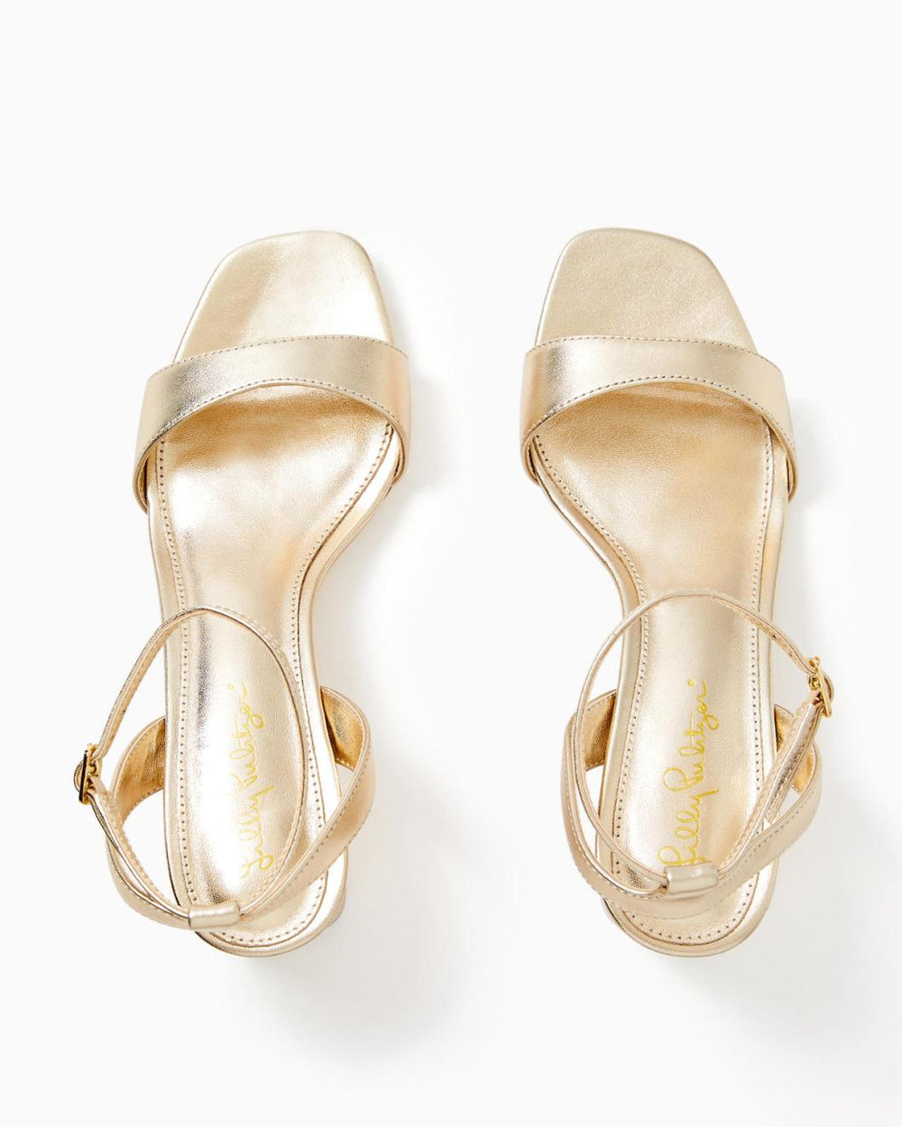 Lilly Pulitzer Cherie Sandal Gold Metallic | Women Shoes
