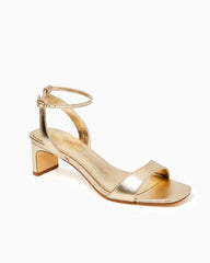 Lilly Pulitzer Cherie Sandal Gold Metallic | Women Shoes