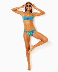 Lilly Pulitzer Clancy Bikini Bottom Briny Blue A Bit Salty Swim | Women Swimsuits