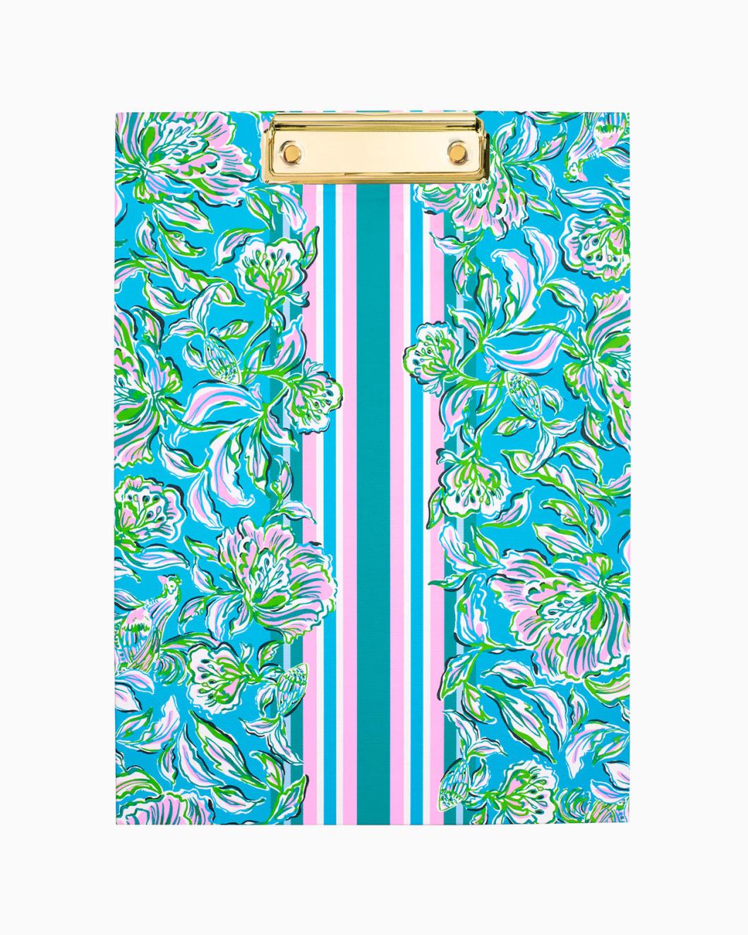 Lilly Pulitzer Clipboard Folio Cumulus Blue Chick Magnet | Women Office Supplies &amp; Stationery