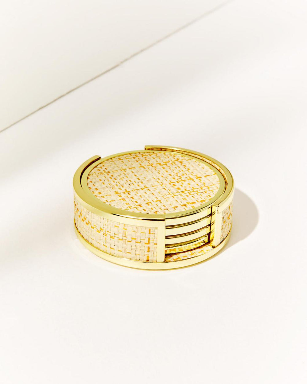 Lilly Pulitzer Coaster Set With Holder Natural | Women Tabletop