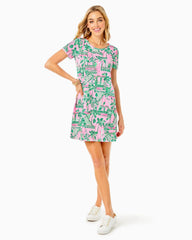 Lilly Pulitzer Cody T-Shirt Dress Mandevilla Baby Always Worth It | Women Swing Dresses