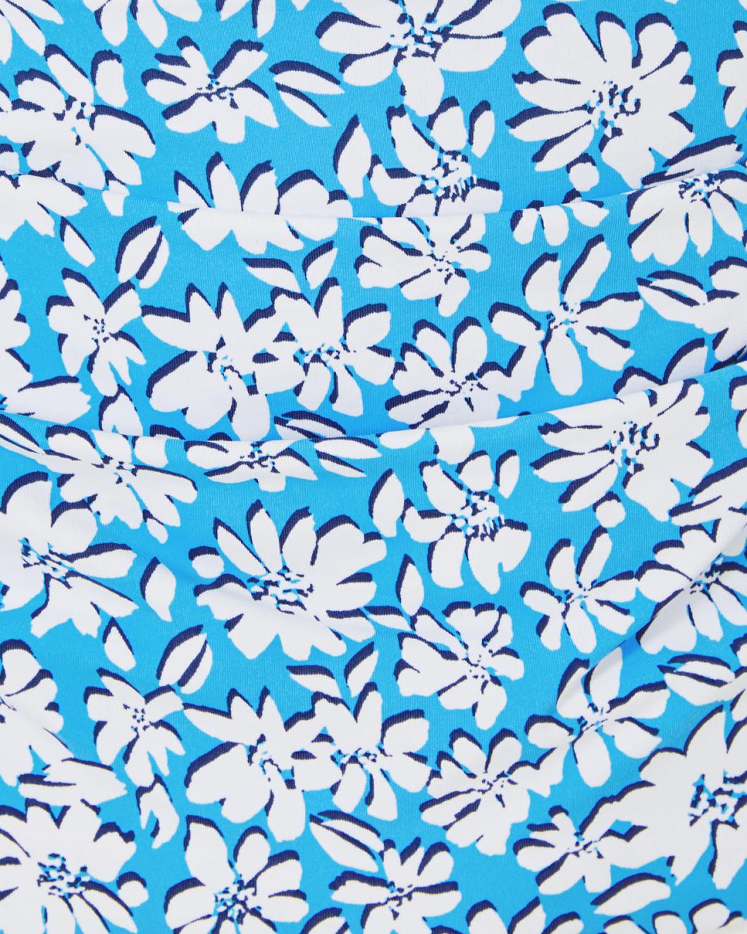 Lilly Pulitzer Criston Tankini Top Lunar Blue Palm Beach Petals | Women Swimsuits