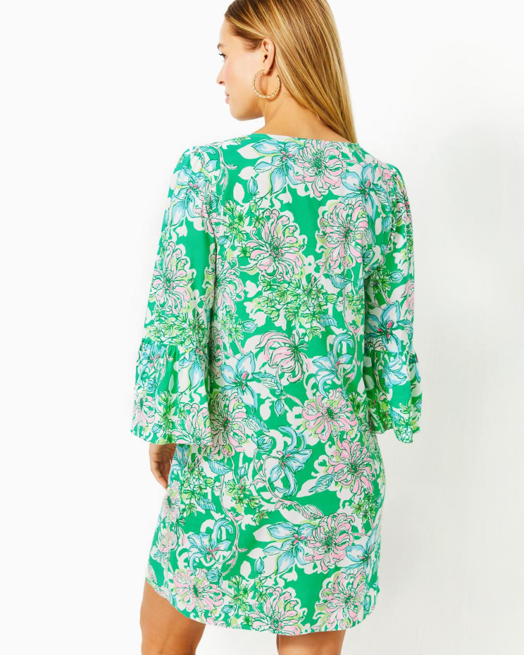 Lilly Pulitzer Danika Tunic Dress Spearmint Blossom Views | Women A-Line/Easy Dresses