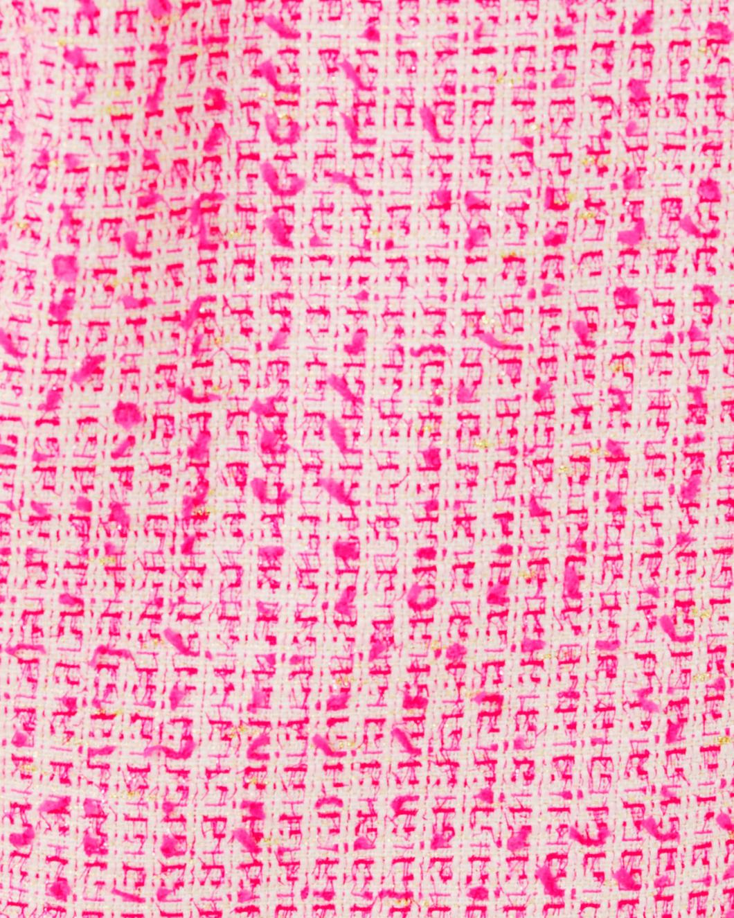 Lilly Pulitzer Dashielle Tweed Jacket Pink Palms Fantasy Tweed | Women Tops