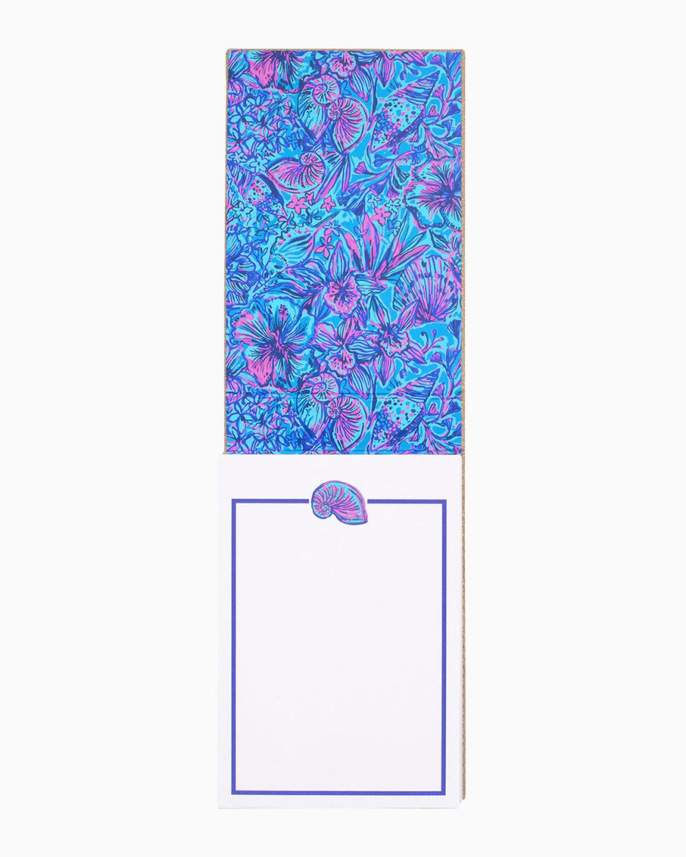 Lilly Pulitzer Desktop Notepad Breakwater Blue Shells N Bells | Women Office Supplies &amp; Stationery