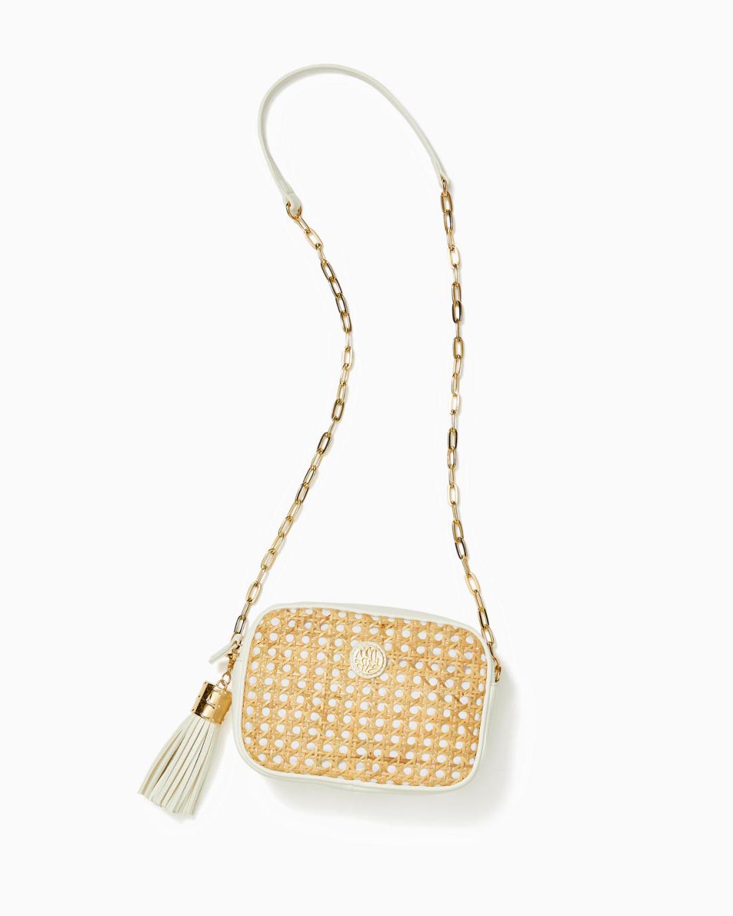 Lilly Pulitzer Dessa Cane Crossbody Bag Sand Bar | Women Bags