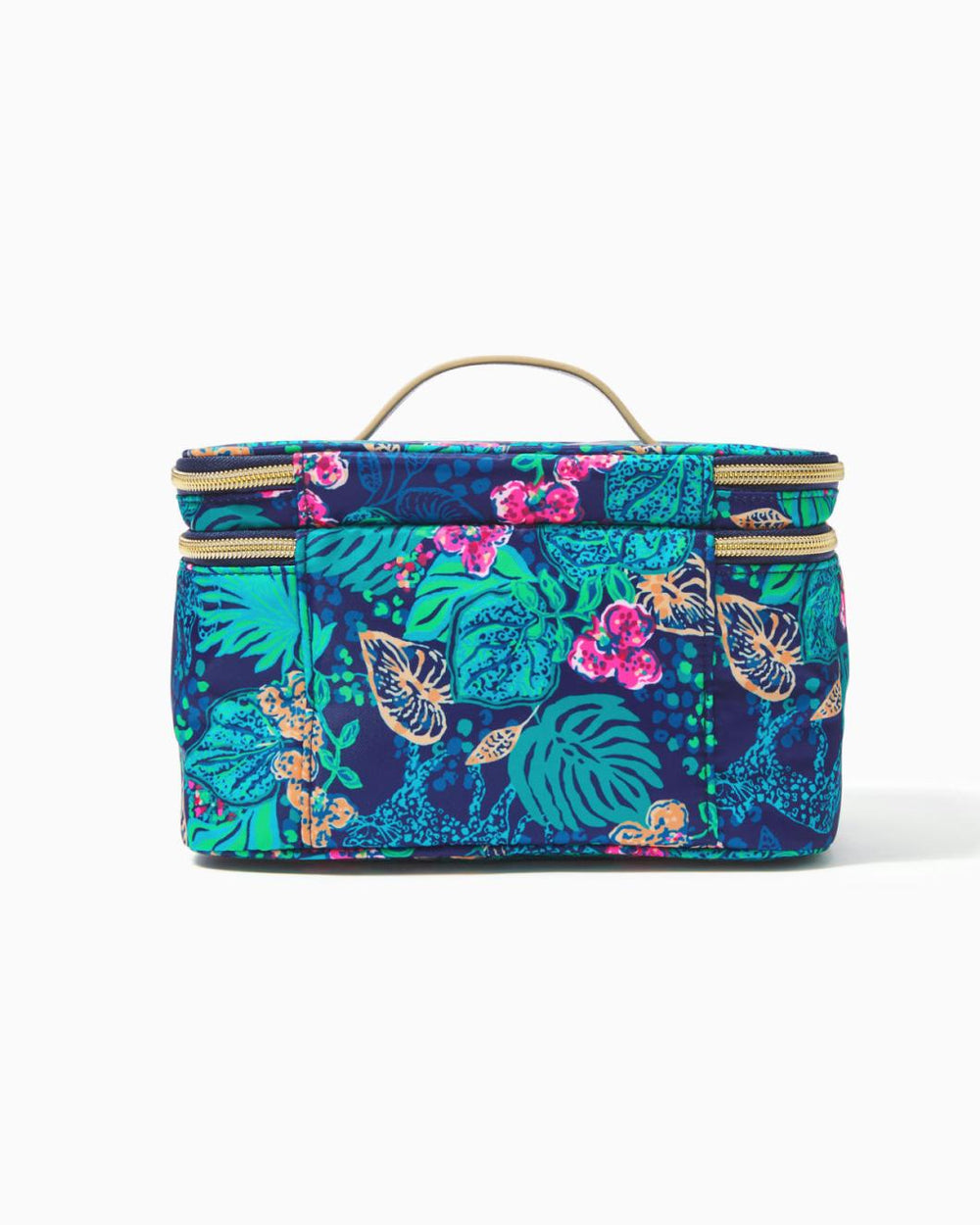 Lilly Pulitzer Devona Cosmetic Case Low Tide Navy Life Of The Party Accessories Small | Women Bags