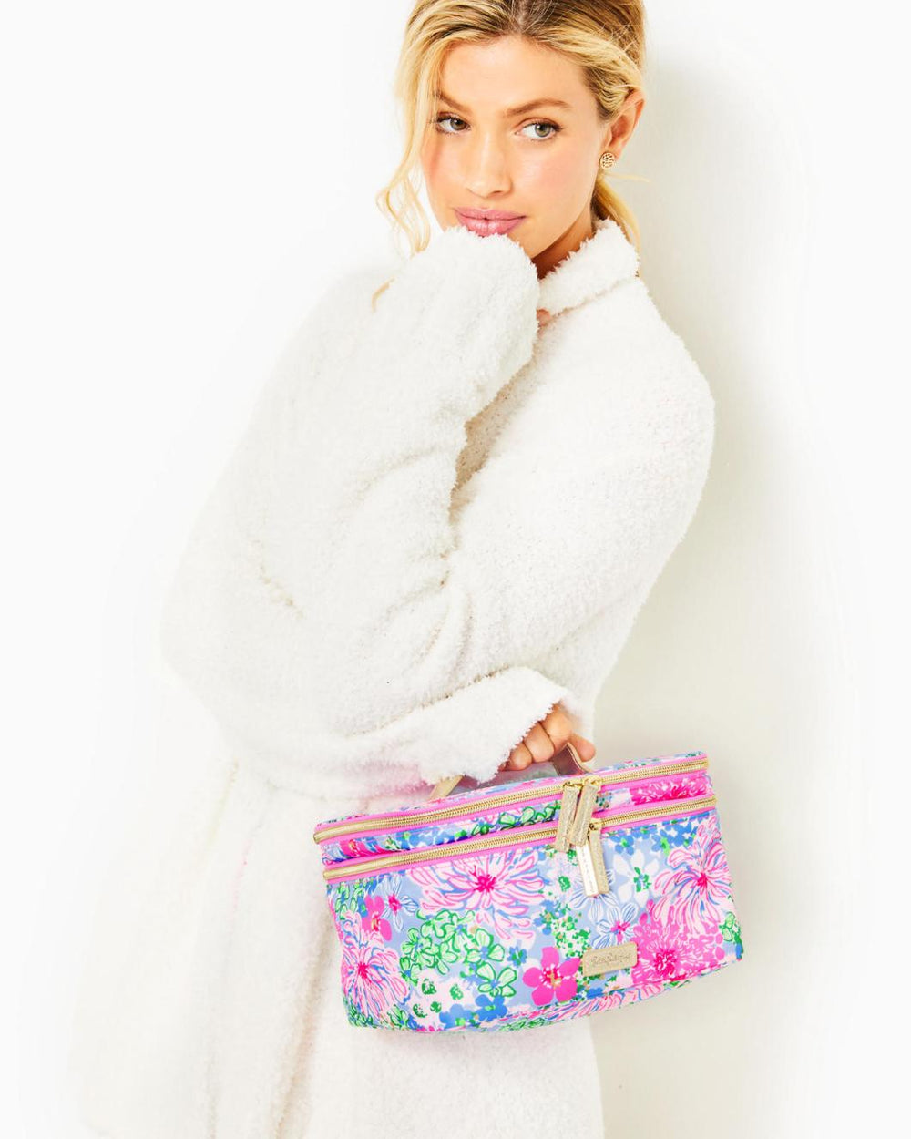 Lilly Pulitzer Devona Cosmetic Case Multi Lil Soiree All Day | Women Bags