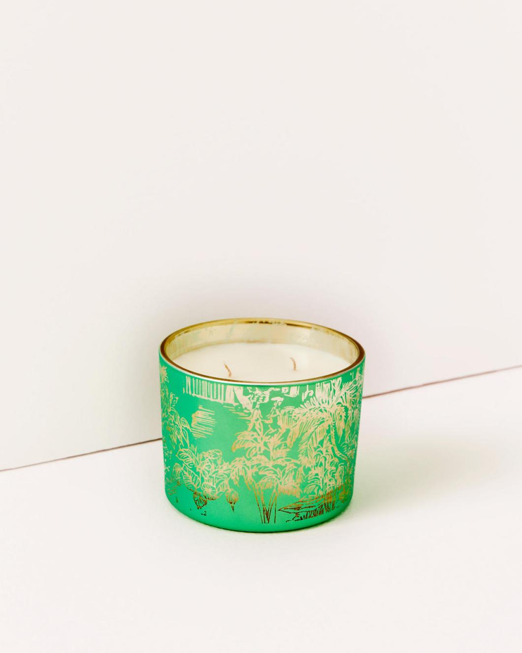 Lilly Pulitzer Electroplated Candle Spearmint Via Amore Candle | Women Home Decor