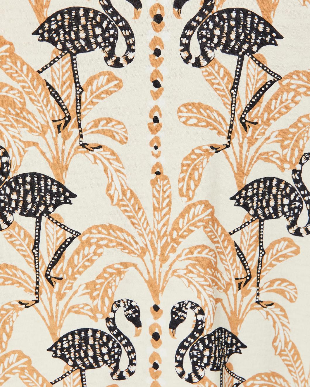 Lilly Pulitzer Elianna Cotton T-Shirt Dress Deeper Coconut Lil Stir It Up | Women A-Line/Easy Dresses