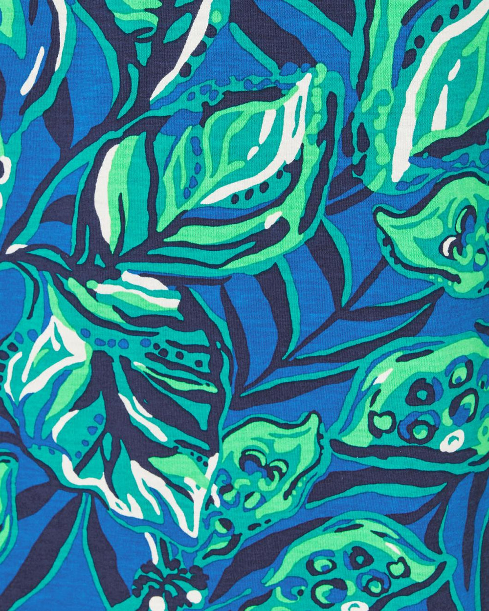 Lilly Pulitzer Elianna Cotton T-Shirt Dress Indigo Breeze Shady Gators | Women A-Line/Easy Dresses