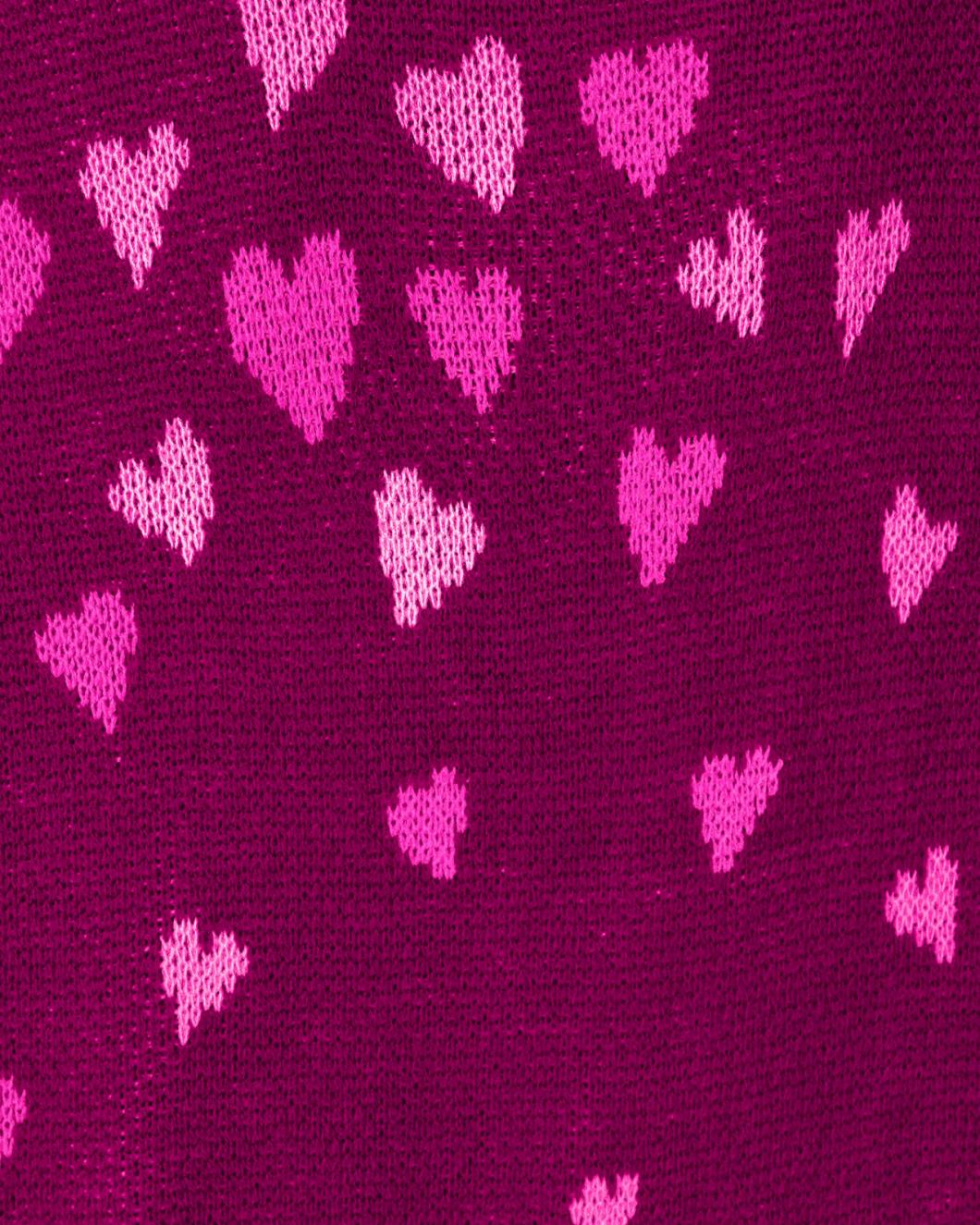 Lilly Pulitzer Elizabelle Sweater Mulberry Ombre Heart Jacquard | Women Tops