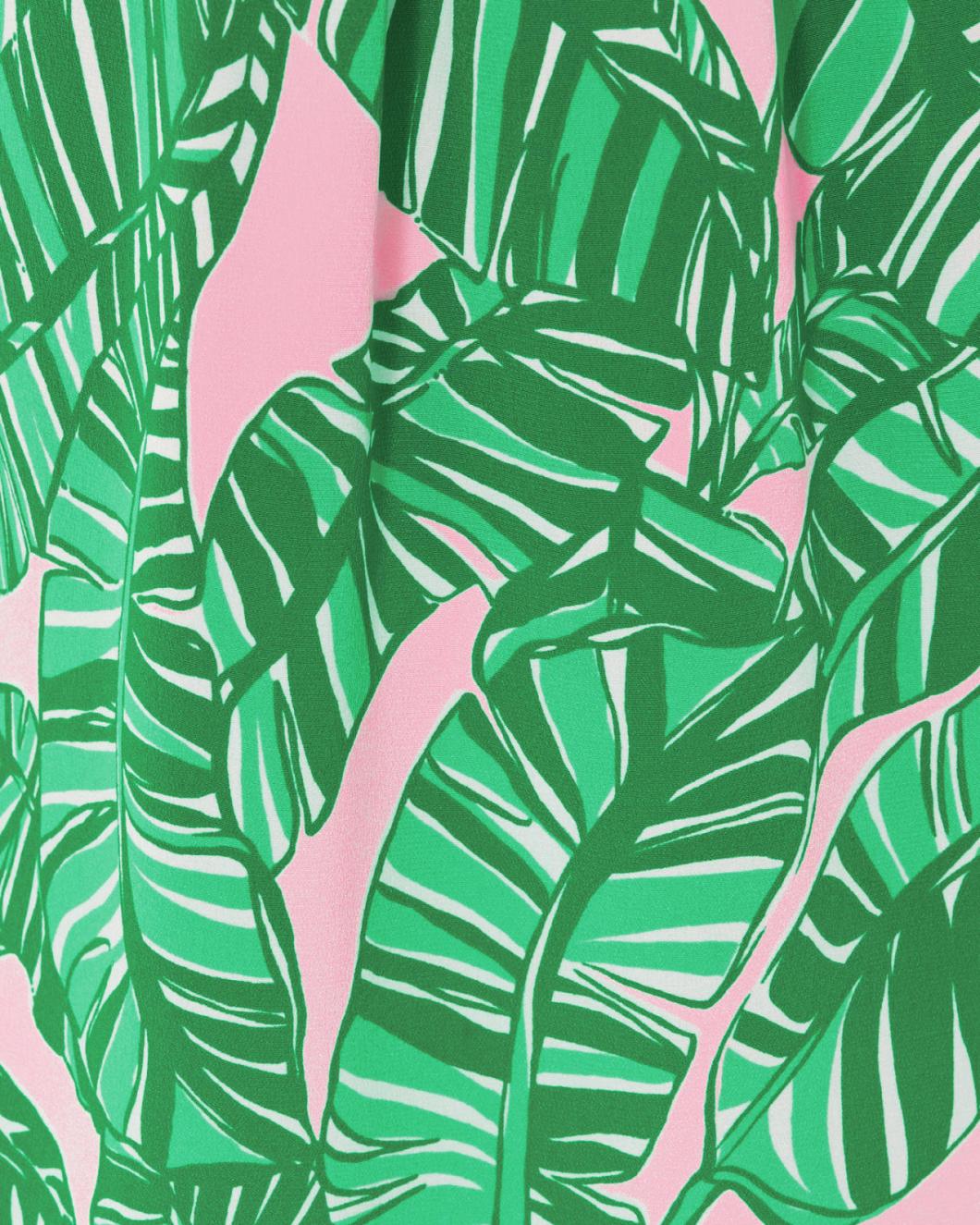 Lilly Pulitzer Elsa Silk Top Conch Shell Pink Lets Go Bananas | Women Tops