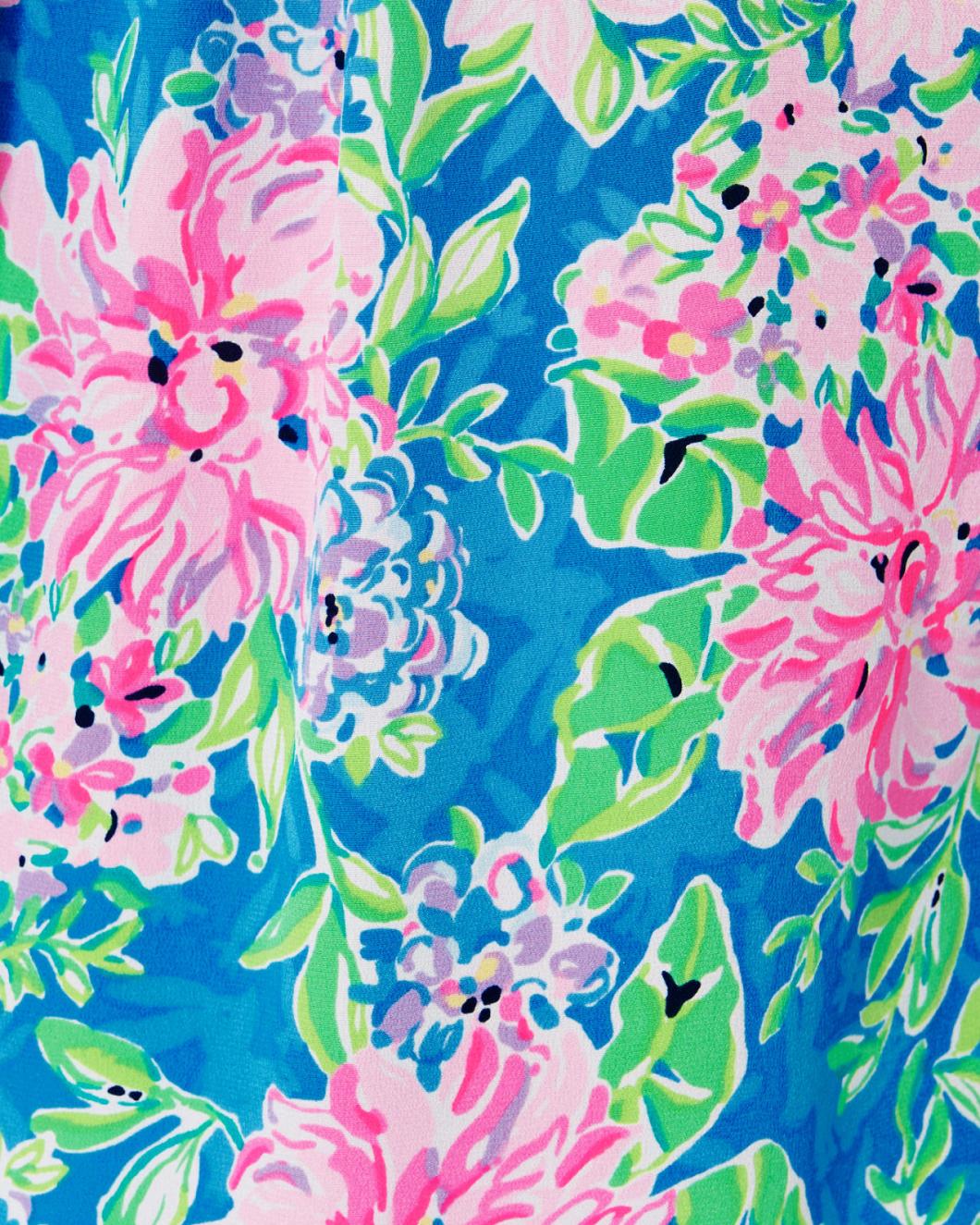 Lilly Pulitzer Elsa Silk Top Multi Spring In Your Step | Women Tops