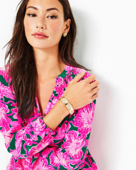 Lilly Pulitzer Enchanted Escape Bracelet Gold Metallic | Women Jewelry