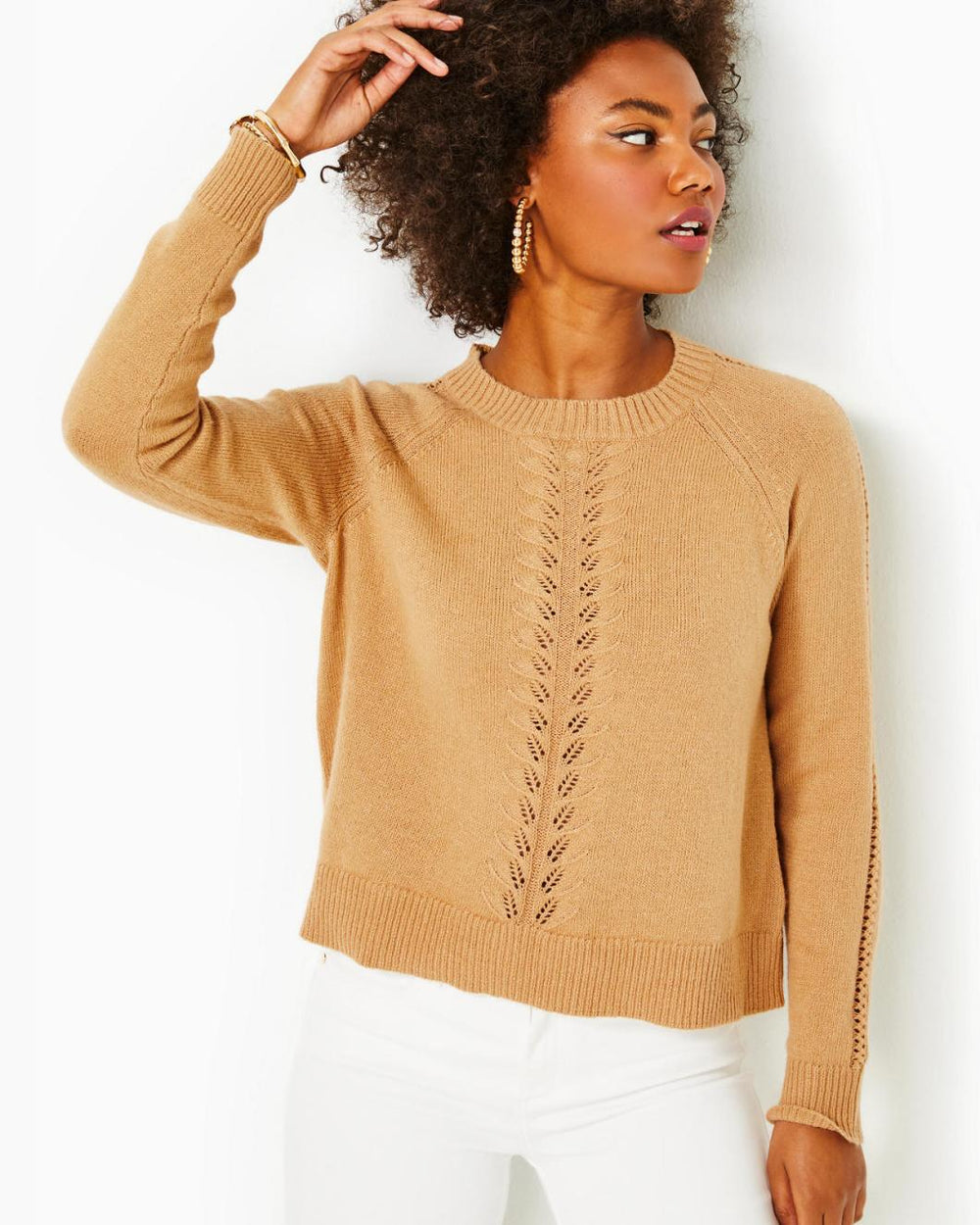 Lilly Pulitzer Esma Sweater Heathered Rattan | Women Tops