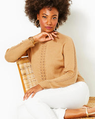 Lilly Pulitzer Esma Sweater Heathered Rattan | Women Tops