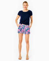 Lilly Pulitzer Etta Scoopneck Top True Navy | Women Tops