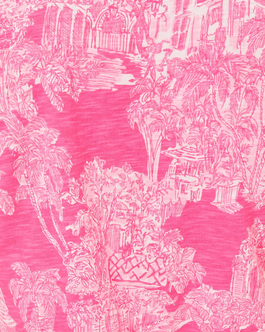 Lilly Pulitzer Etta V-Neck Top Roxie Pink Pb Anniversary Toile | Women Tops