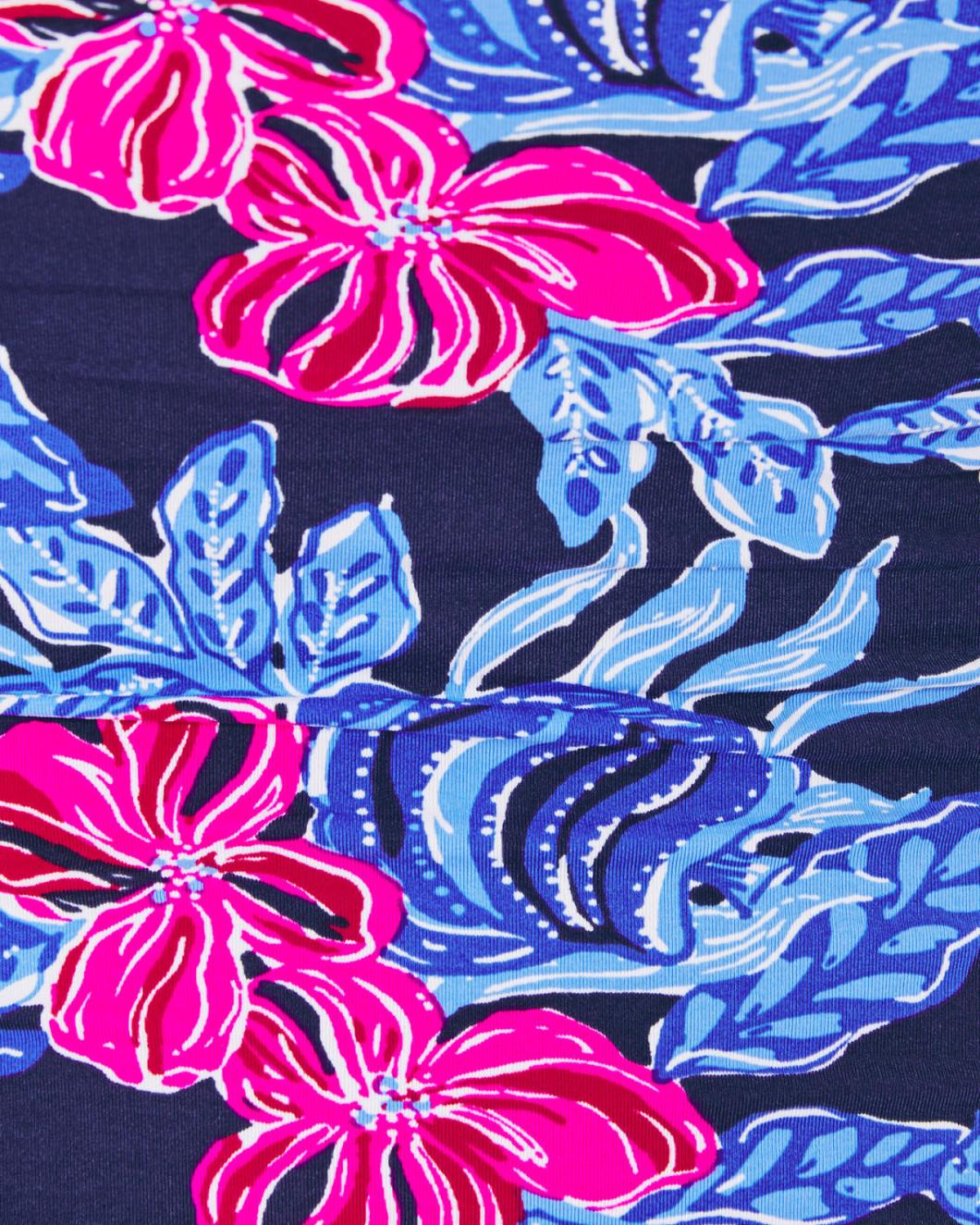 Lilly Pulitzer Farlee One-Piece Swimsuit Low Tide Navy Its Ofishell | Women Swimsuits