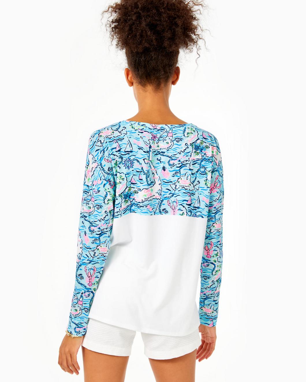 Lilly Pulitzer Finn Top Bali Blue Lilly Loves Cape Cod | Women Tops