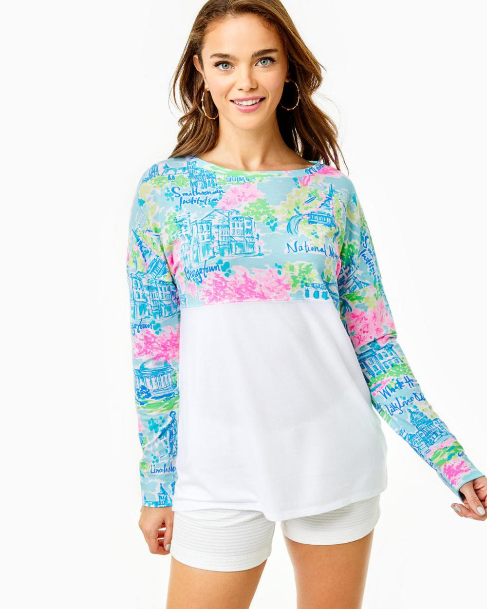 Lilly Pulitzer Finn Top Multi Lilly Loves Dc | Women Tops