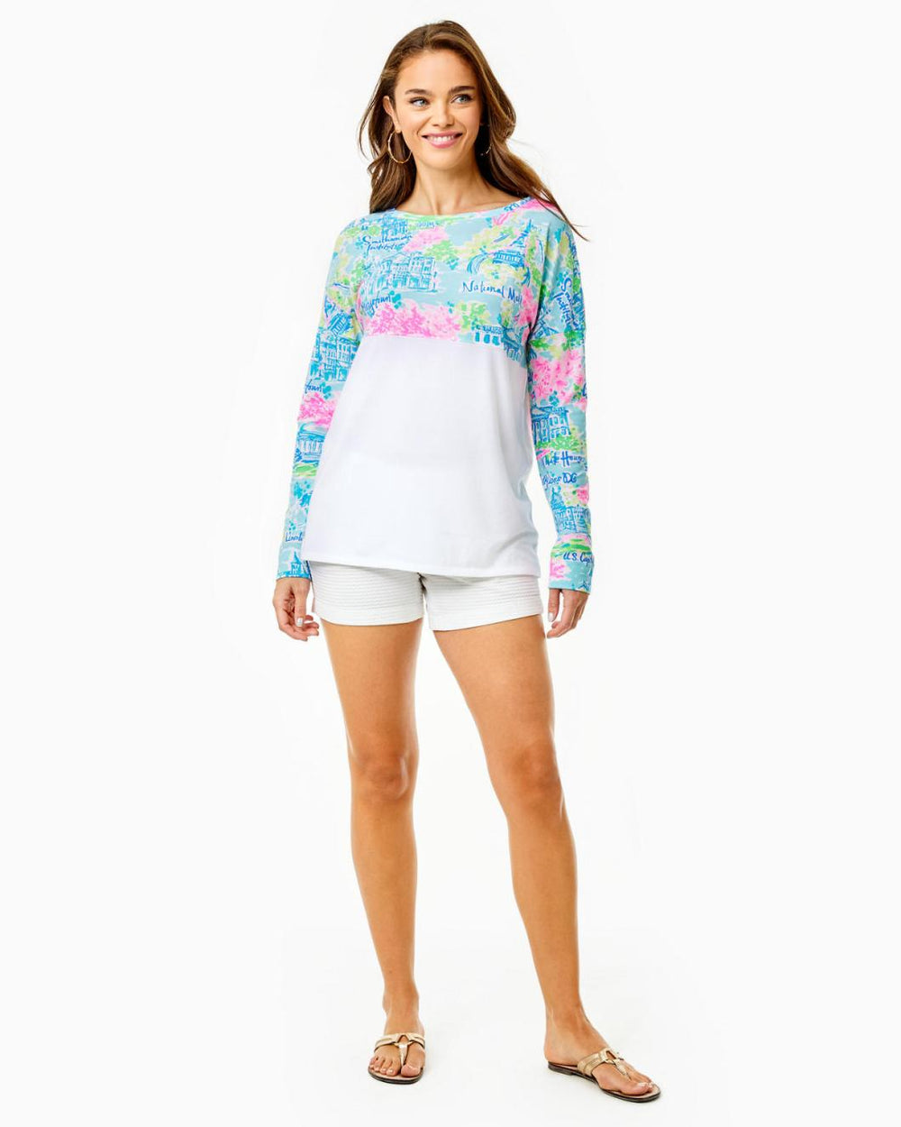 Lilly Pulitzer Finn Top Multi Lilly Loves Dc | Women Tops