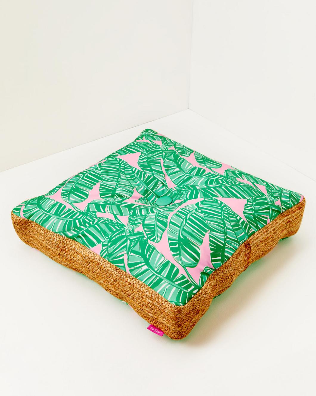 Lilly Pulitzer Floor Pillow Conch Shell Pink Lets Go Bananas | Women Home Decor