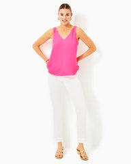 Lilly Pulitzer Florin Straight Hem Top Roxie Pink | Women Tops