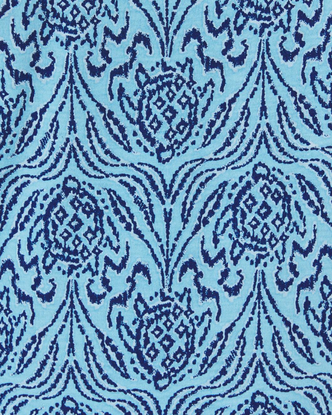 Lilly Pulitzer Geanna Cotton Swing Dress Bon Bon Blue Go Your Own Wave | Women Swing Dresses