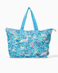 Lilly Pulitzer Getaway Packable Tote Bali Blue Lilly Loves Cape Cod | Women Bags